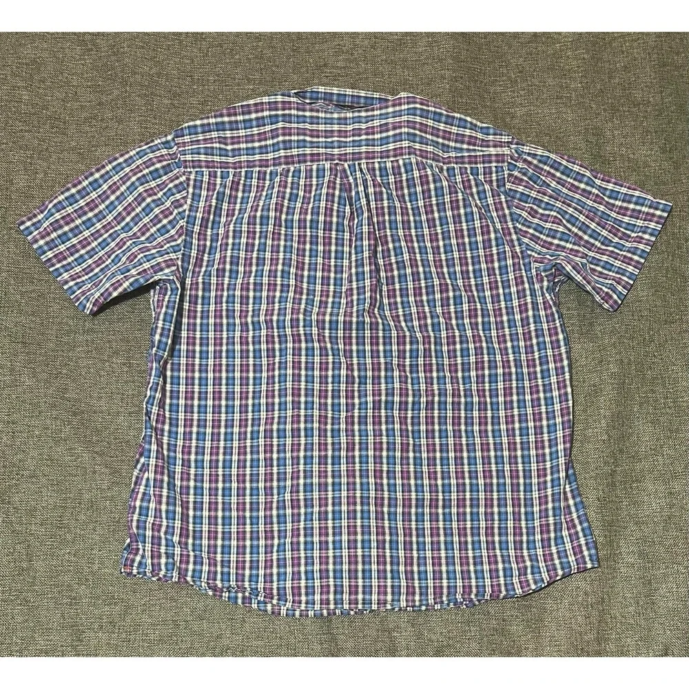 Dockers Men's XL Plaid Short Sleeve‎ Shirt